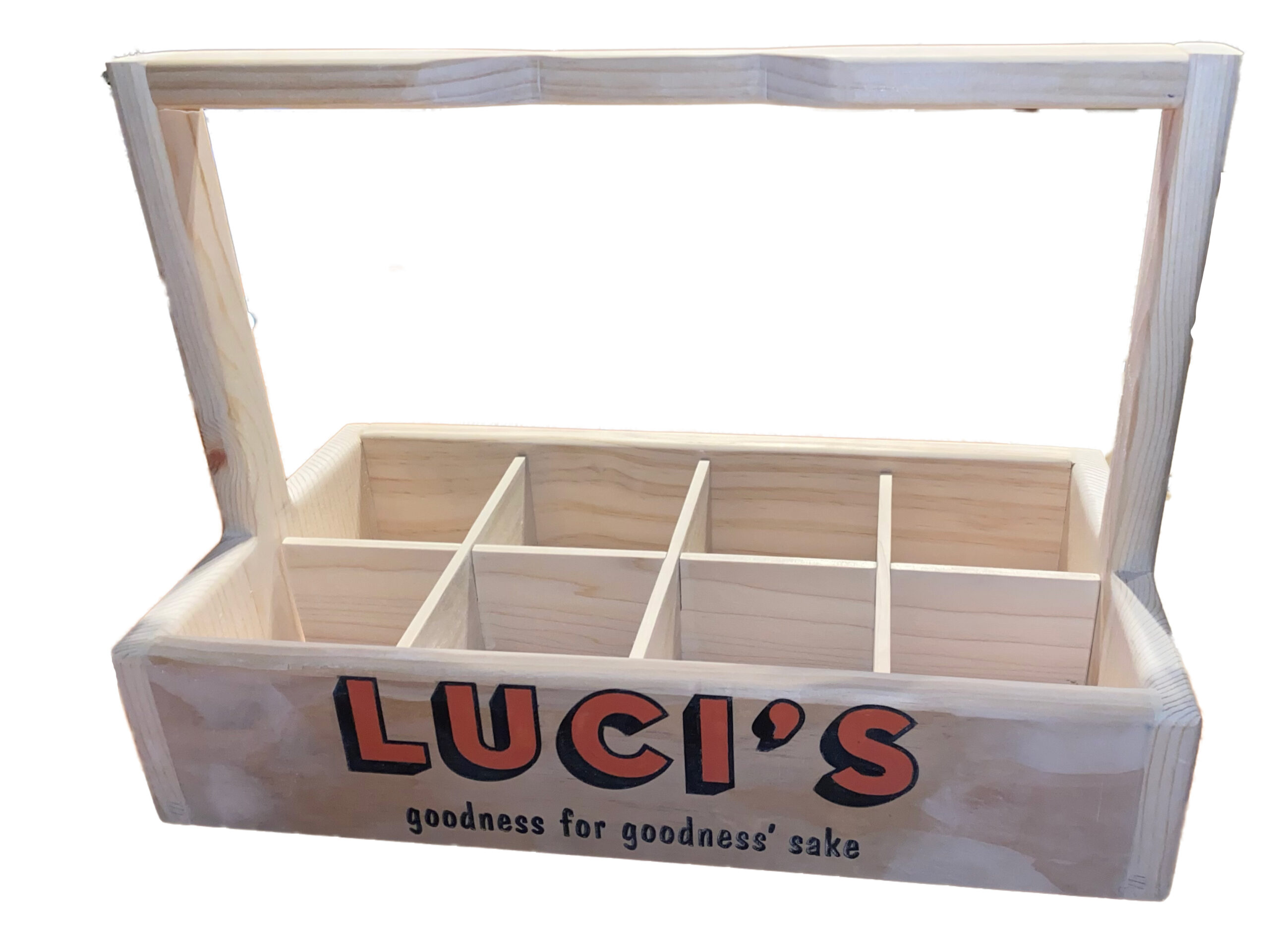 Luci's Restaurant Group Drink Carrier created by Custom Crafted Solutions